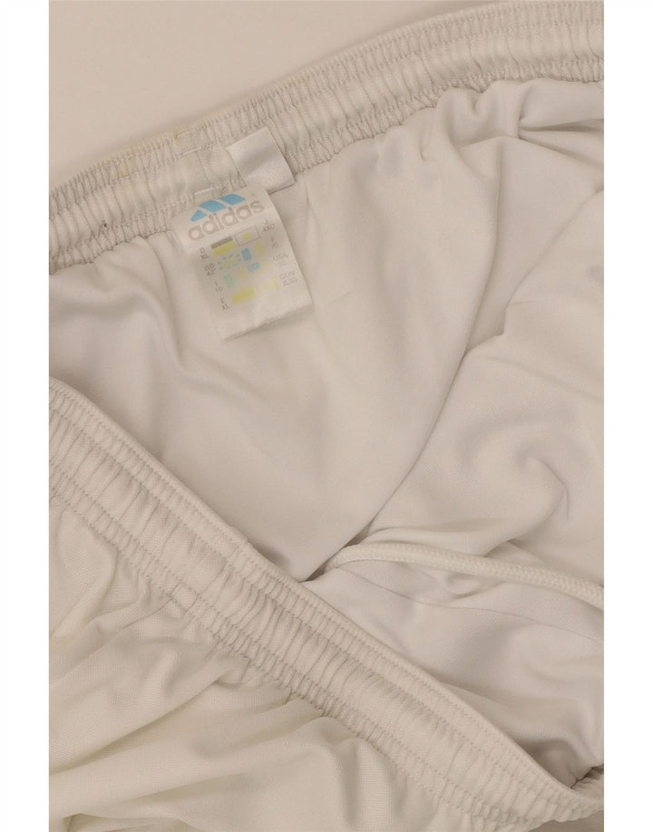 Pantaloncini sportivi Adidas Climalite da uomo 2XL poliestere bianco