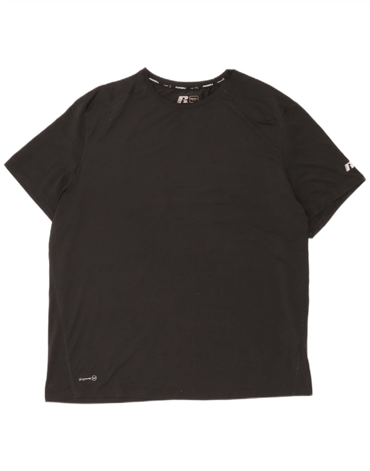 Maglietta da uomo Dri-Power Russell Athletic Top 2XL poliestere nero