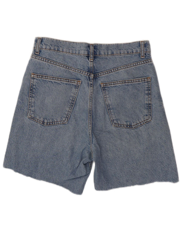 Pantaloncini di jeans da donna Zara EU 38 piccoli W28 cotone blu