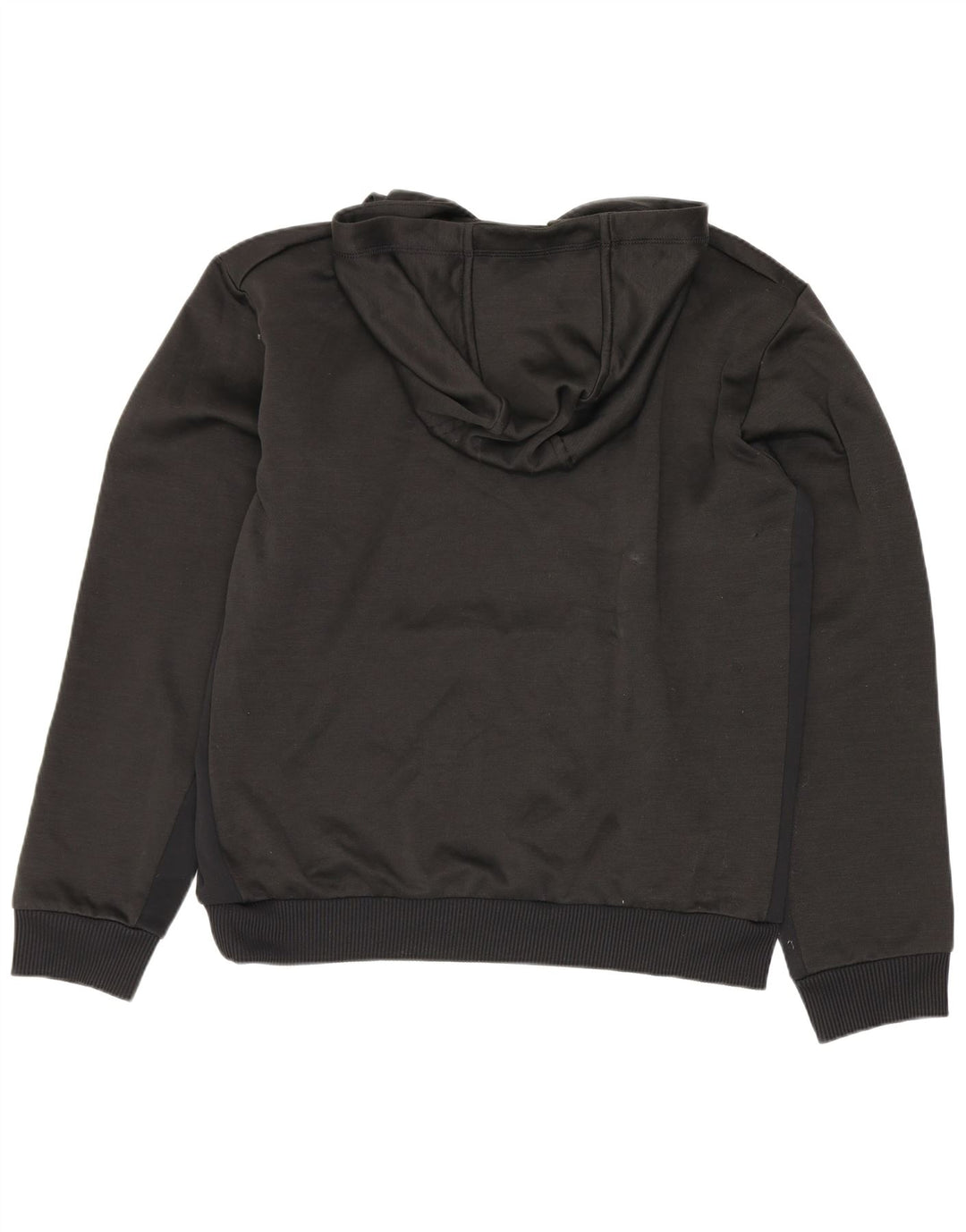 Felpa con cappuccio grafica da uomo Adidas, media, in poliestere nero