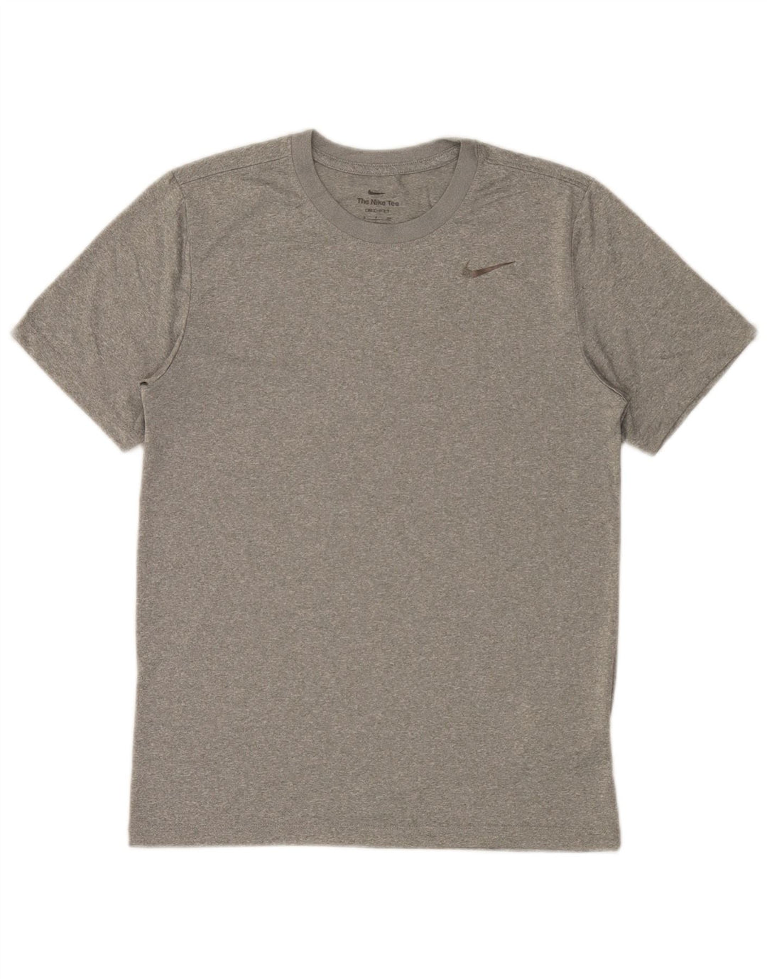T-shirt Nike Dri Fit da uomo, piccola, in poliestere chiazzato grigio