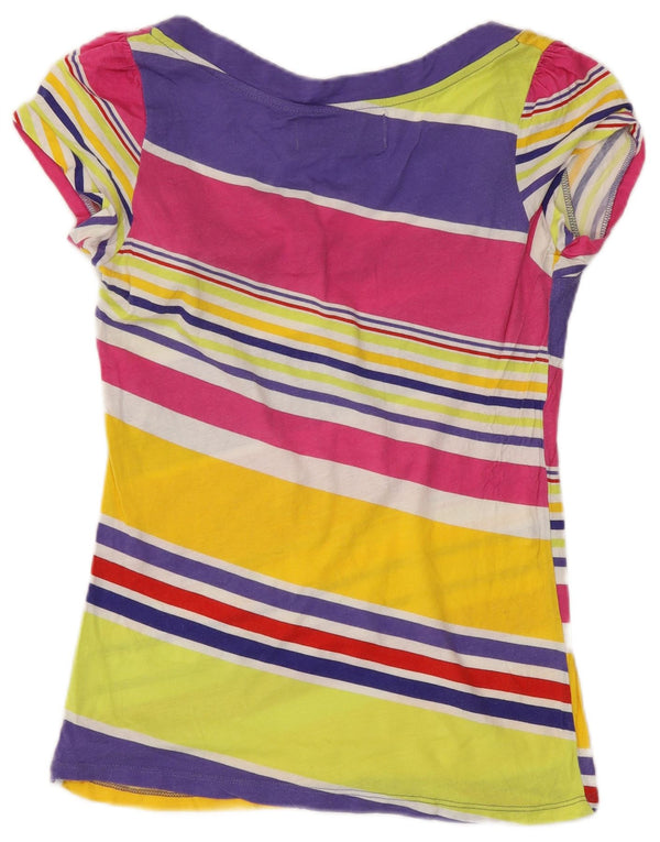T-shirt Zara da donna Top UK 12 media a righe multicolore