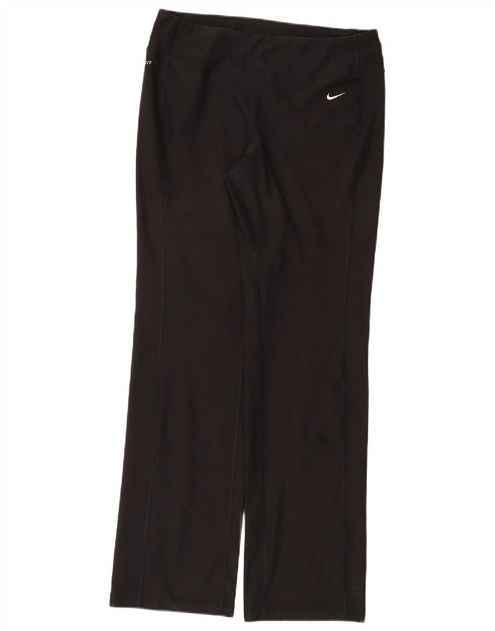 Pantaloni della tuta Nike Dri Fit da donna UK 14 medio nero