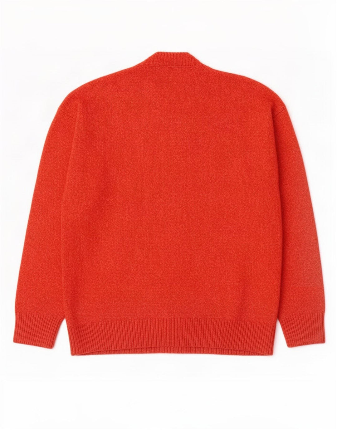 Maglione maglione girocollo da uomo Zara arancione medio