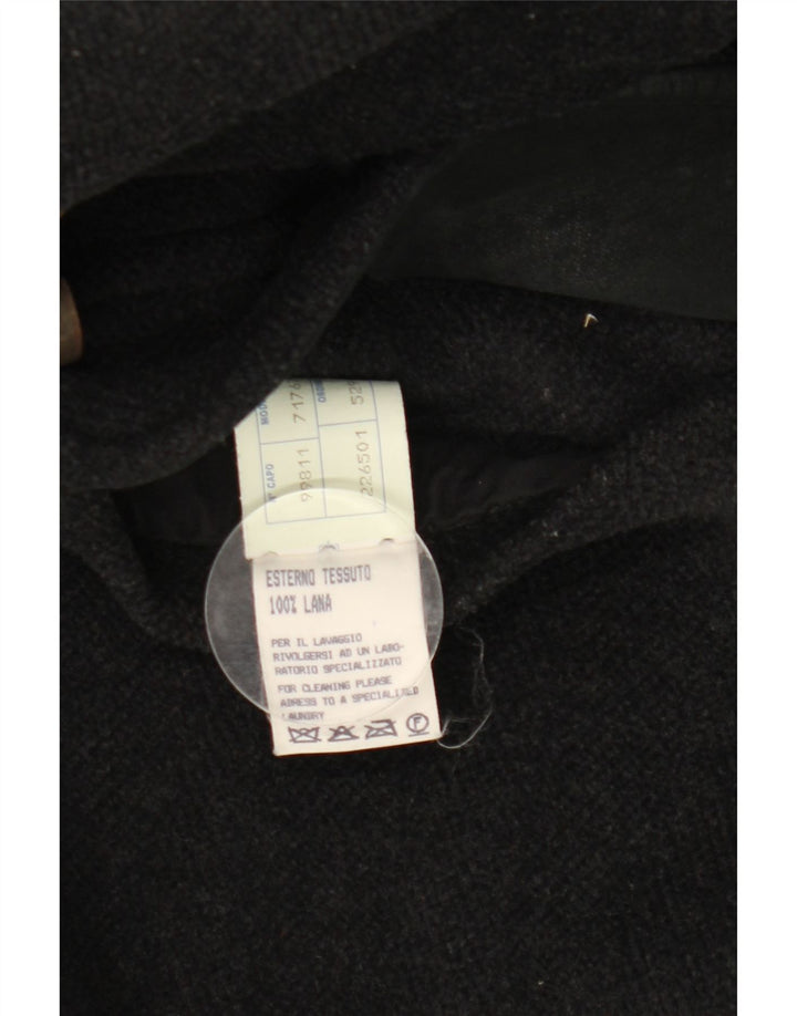 Montgomery con cappuccio da uomo Moorbrook IT 52 XL lana nera