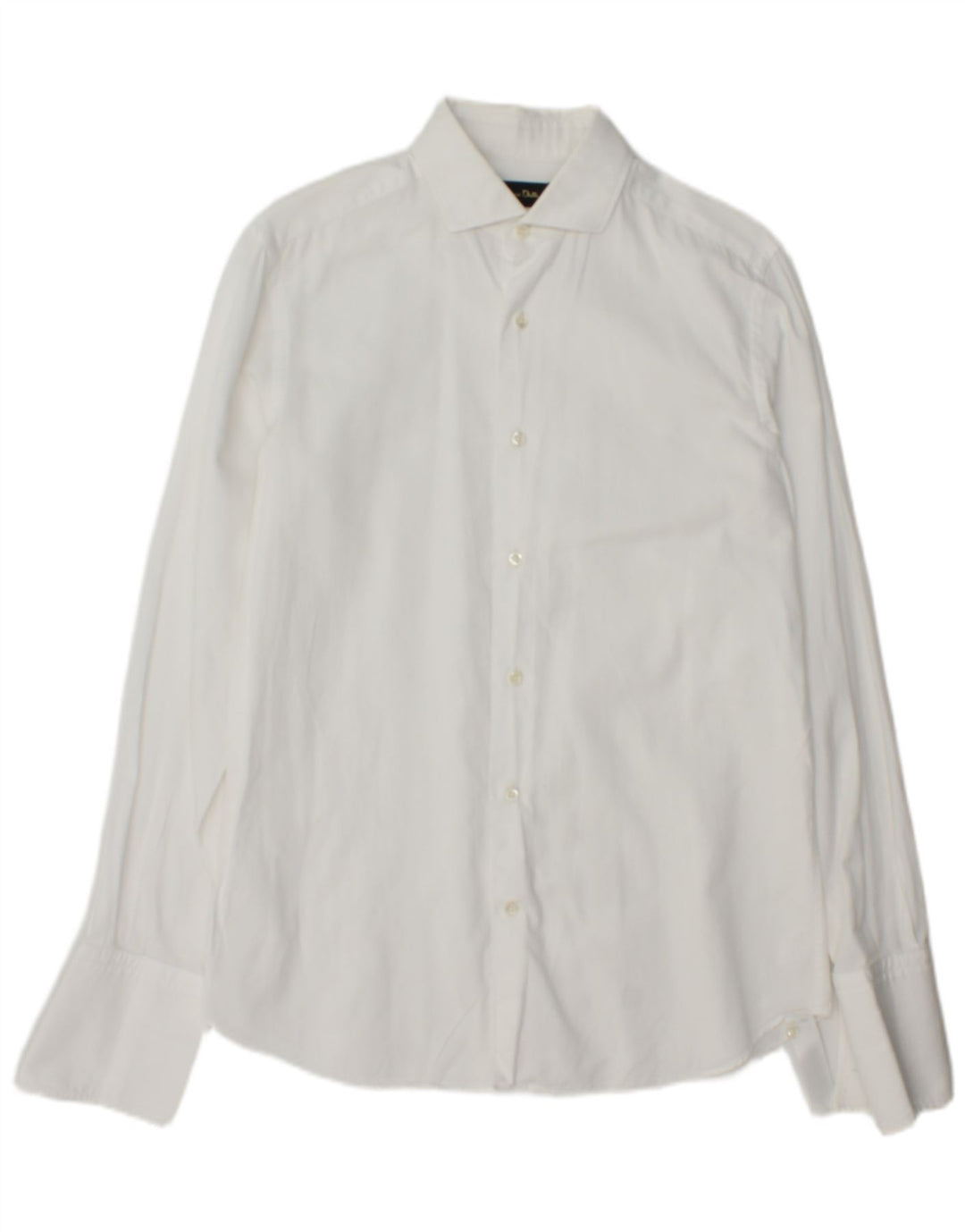Camicia da uomo slim fit Massimo Dutti taglia 39 15 1/2 media bianca