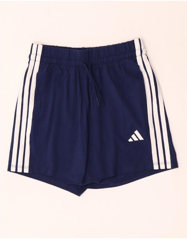 Pantaloncini sportivi Adidas da donna UK 8/10 piccoli cotone blu navy