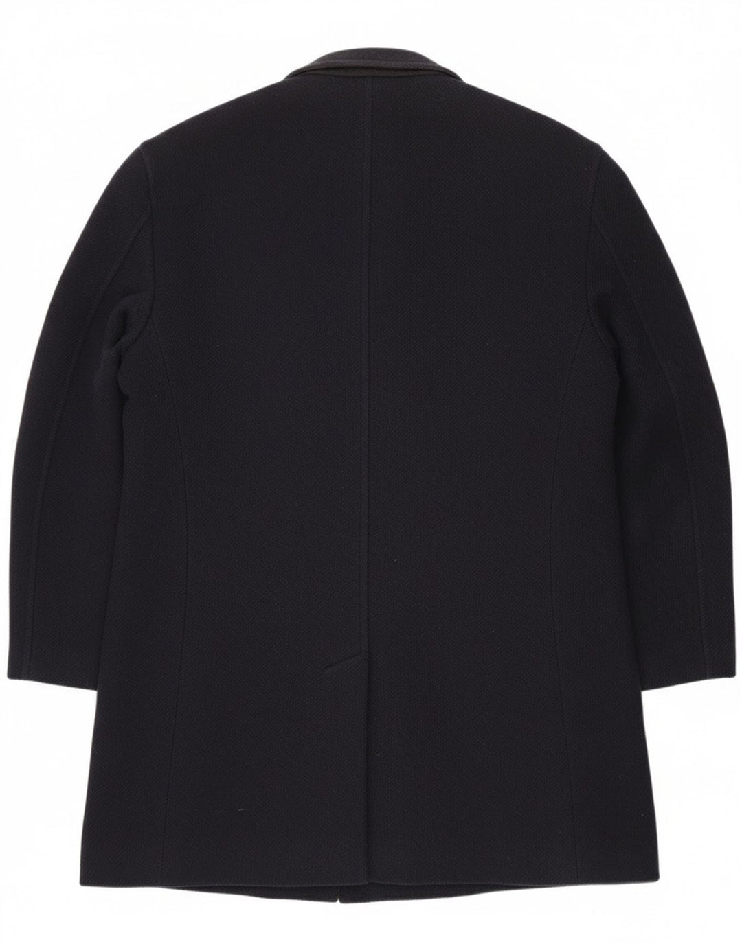Cappotto da uomo Fay UK 40 Large in lana vergine blu navy