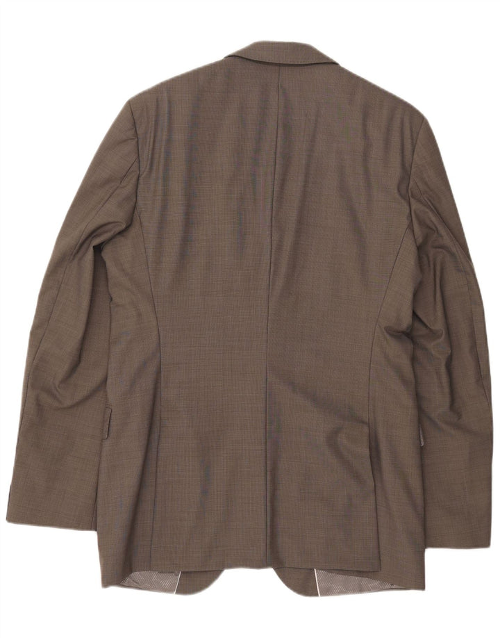 Hugo Boss Giacca blazer a 2 bottoni Super 120 da uomo UK 38 Lana grigio medio