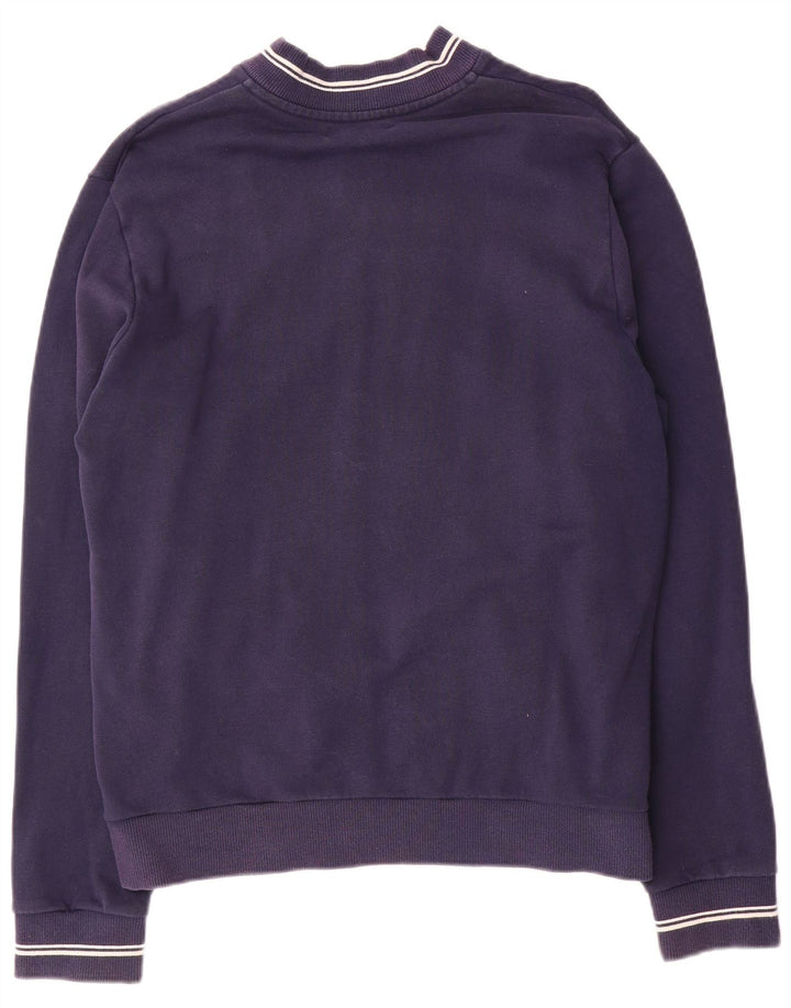 Giacca da tuta da uomo Fred Perry grande in cotone blu navy