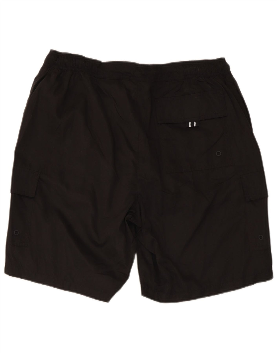 Pantaloncini da bagno cargo da uomo Marks & Spencer medio poliestere nero