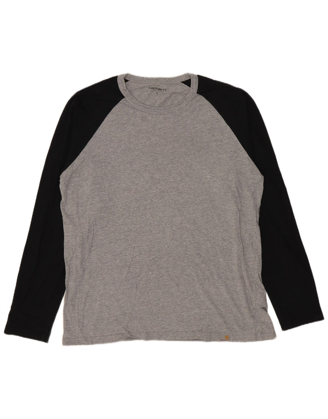 Carhartt Top da uomo a maniche lunghe in cotone color block grigio grande