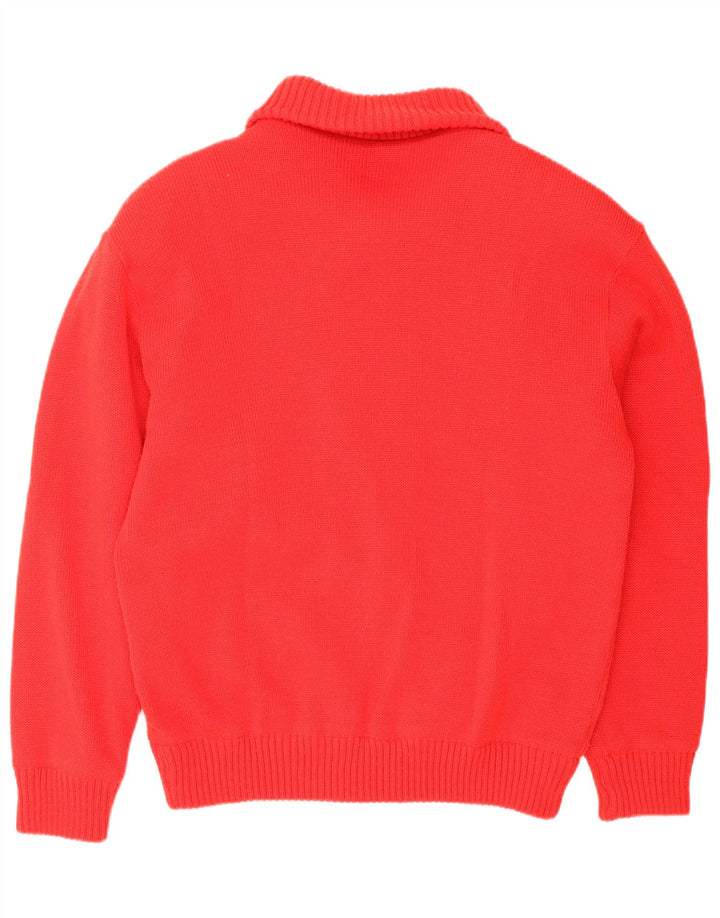 Maglione Cardigan Uomo Navigare IT 48/50 Rosso Medio Lana