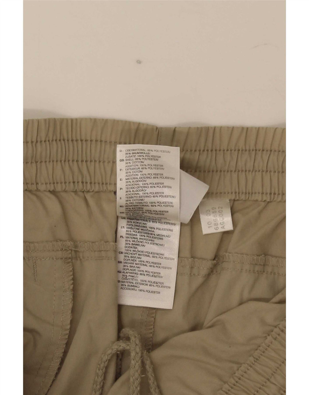 Pantaloni da tuta Adidas Capri da uomo XL Beige Poliestere