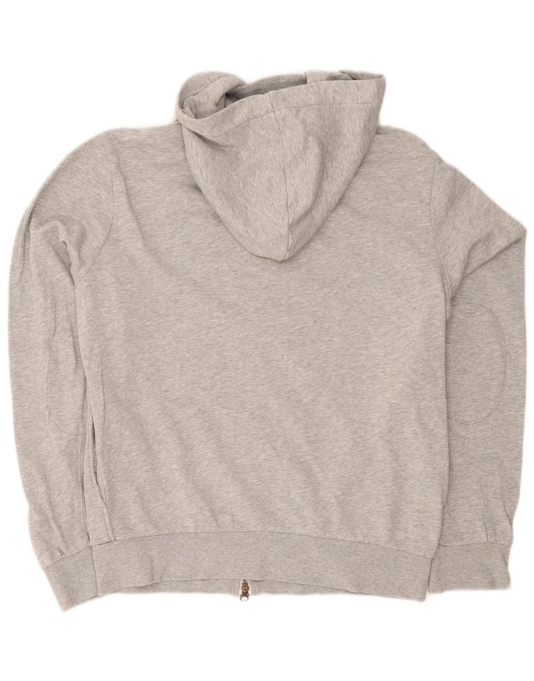Maglione con cappuccio e zip da uomo Sun68 XL in cotone grigio