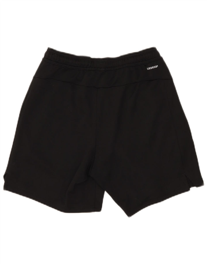 Pantaloncini sportivi Adidas Aeroready Regular Fit piccoli in poliestere nero