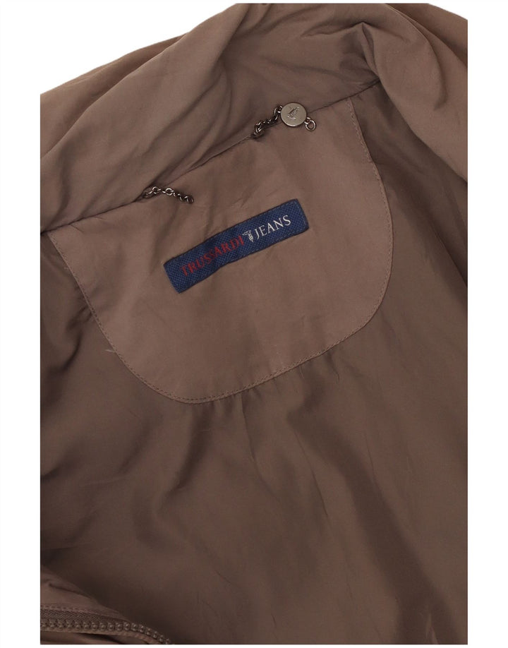 Giacca imbottita da donna Trussardi Jeans UK 14 Beige medio