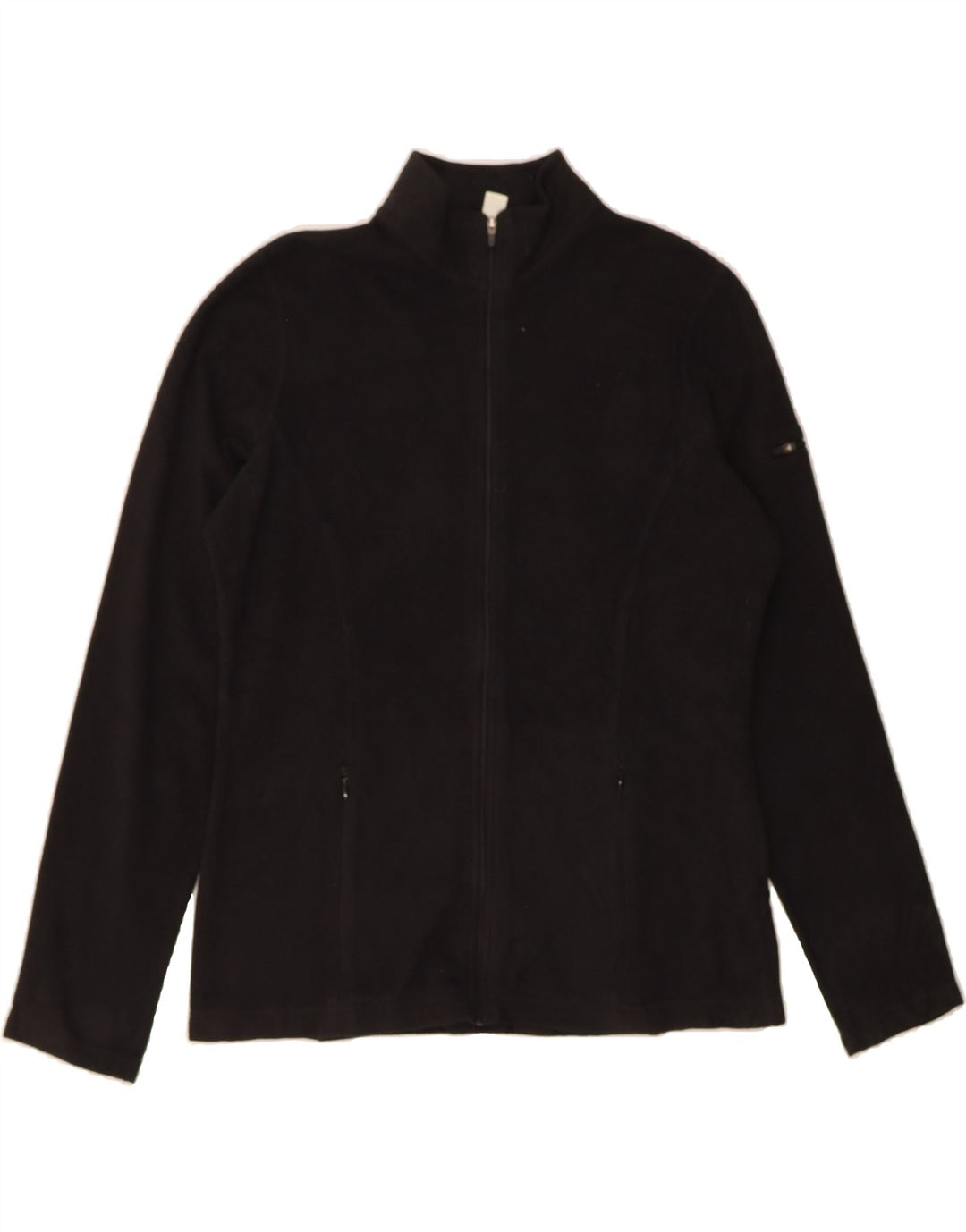 L.L.BEAN Womens Fleece Jacket UK 10 Small Black Polyester Vintage L.L.Bean and Second-Hand L.L.Bean from Messina Hembry 