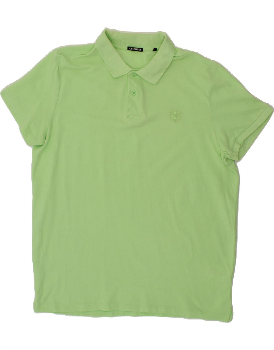 CHIEMSEE Mens Polo Shirt XL Green Cotton Vintage Chiemsee and Second-Hand Chiemsee from Messina Hembry 