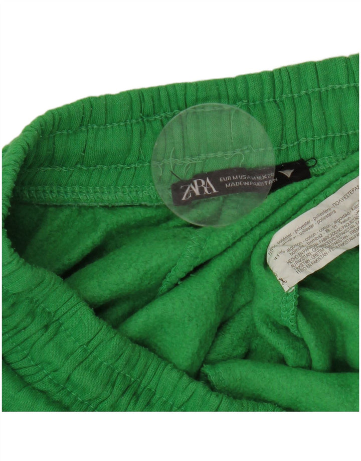 Pantaloni da tuta da donna Zara Joggers UK 14 Poliestere verde medio