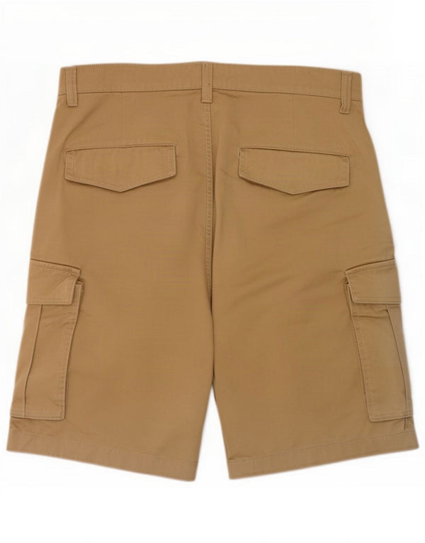 Pantaloncini cargo rilassati da uomo Gant medi W32 in cotone beige