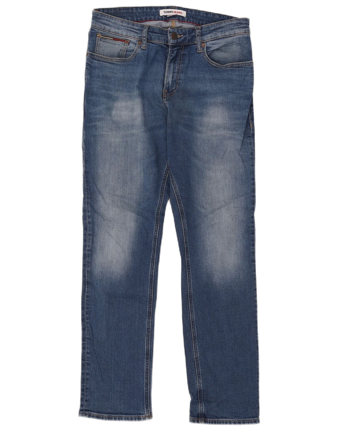 Jeans slim da uomo Tommy Hilfiger W30 L30 cotone blu