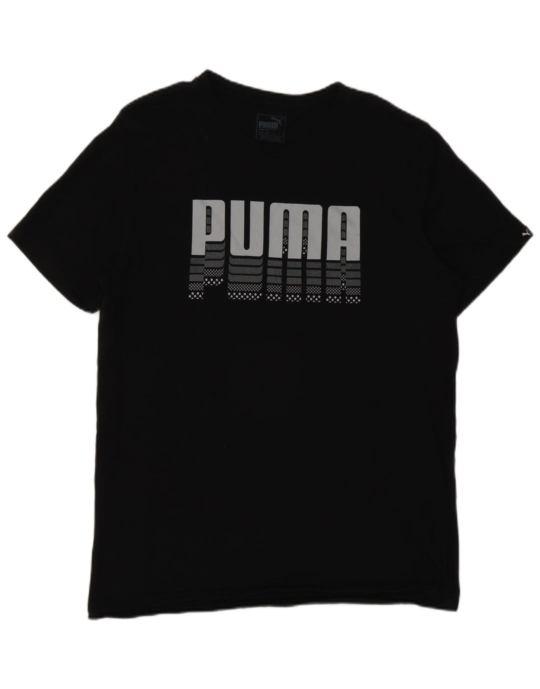 T-shirt grafica da uomo Puma Medium nera