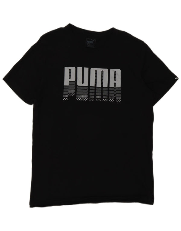 T-shirt grafica da uomo Puma Medium nera