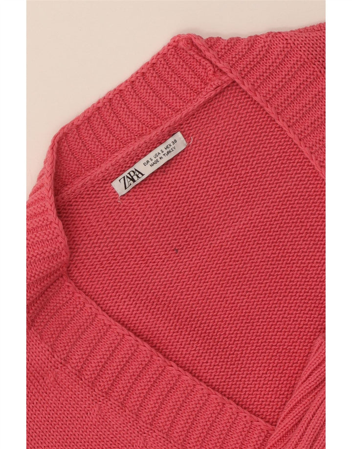 Maglione cardigan da uomo Zara piccolo rosa
