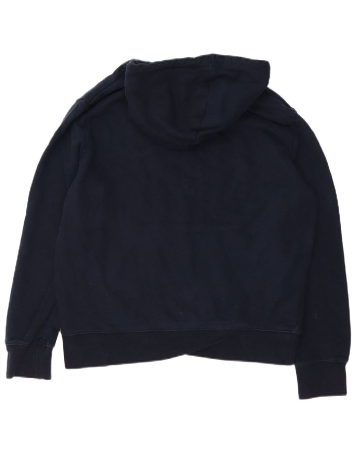 Maglione con cappuccio da donna Marks & Spencer medio in cotone blu navy