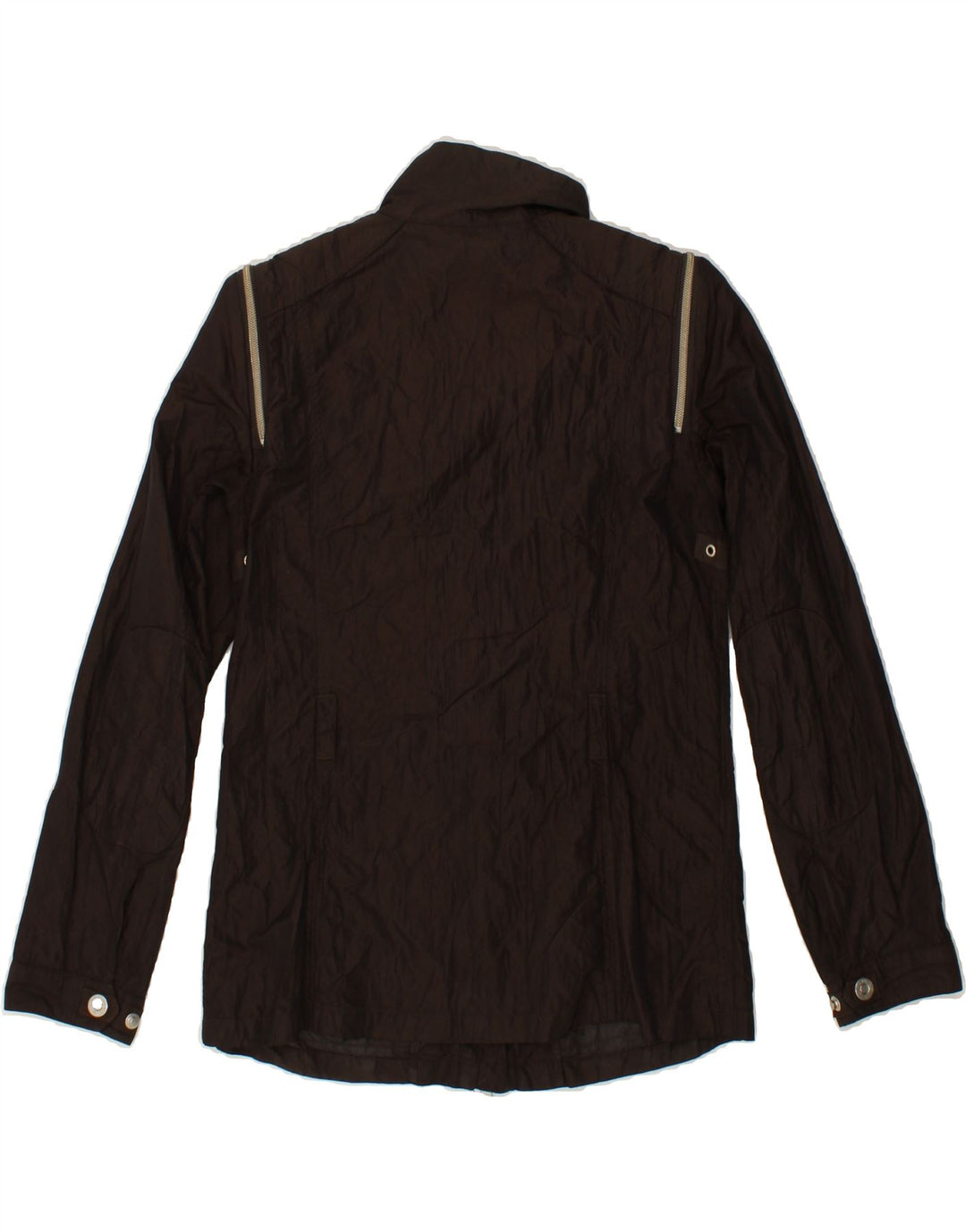 CANADIENS Womens Utility Jacket IT 40 Small Brown Vintage Canadiens and Second-Hand Canadiens from Messina Hembry 