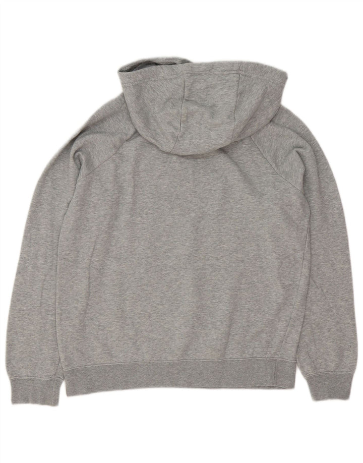 Felpa con cappuccio da donna Nike UK 14 cotone grigio medio