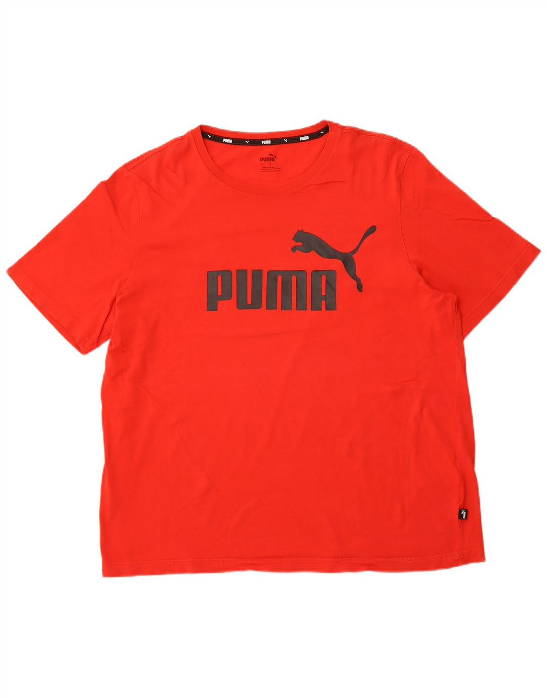 T-shirt con grafica PUMA da uomo XL rossa in cotone