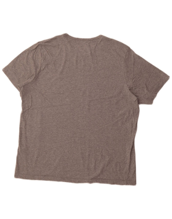 T-shirt da uomo NIKE Top XL in cotone grigio