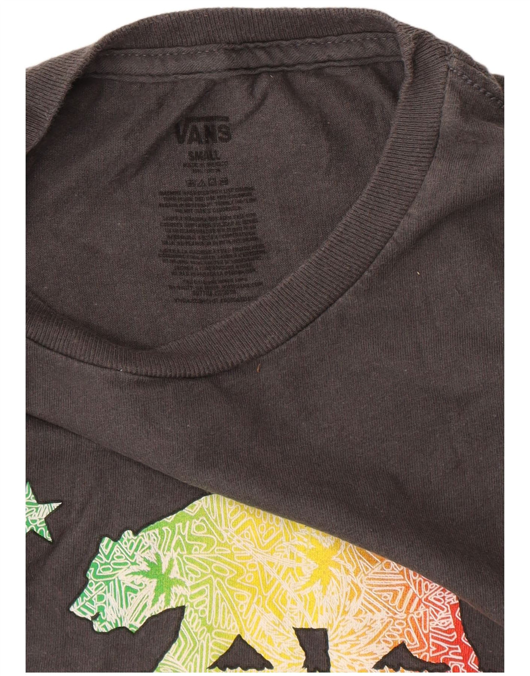 Maglietta grafica da bambino Vans 8-9 anni piccola grigia