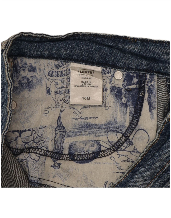 Jeans dritti da donna Levi's US 10 Large W32 L30 cotone blu