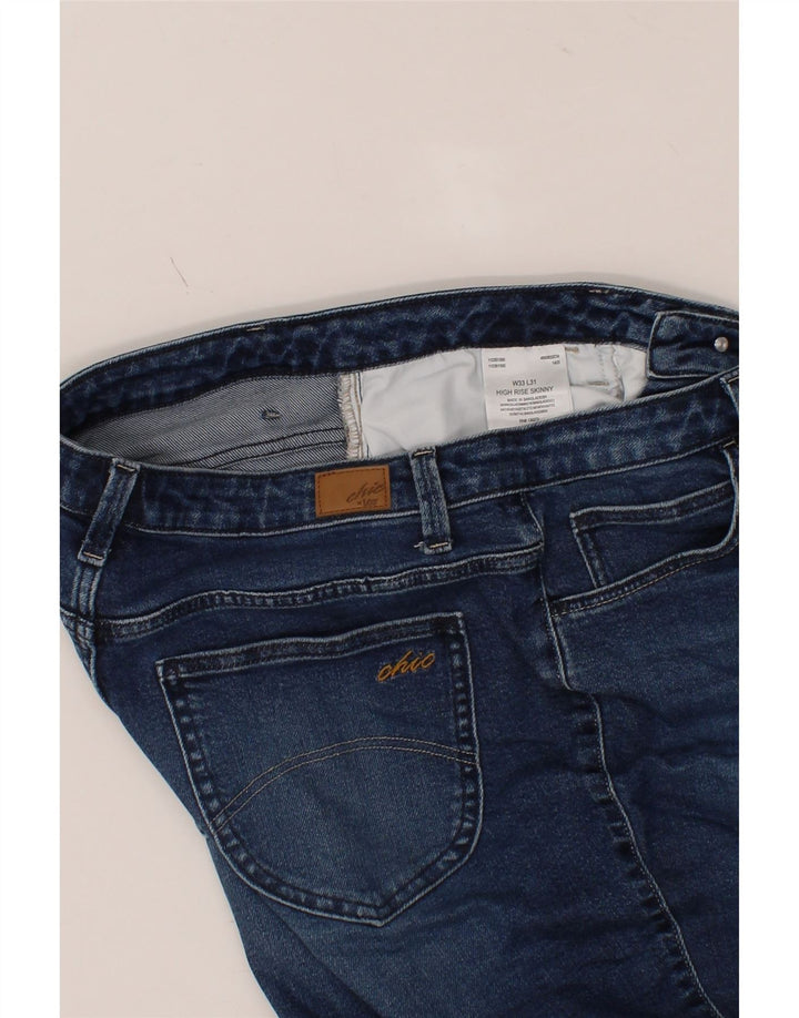 LEE Womens Chic High Rise Skinny Jeans W33 L28 Blue Cotton Vintage Lee and Second-Hand Lee from Messina Hembry 