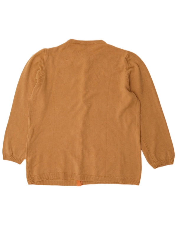 Maglione cardigan da donna Marks & Spencer UK 20 2XL Lana beige