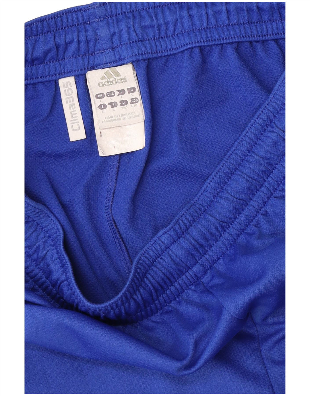 Pantaloncini sportivi Adidas Clima 365 da uomo di grandi dimensioni in poliestere color block blu