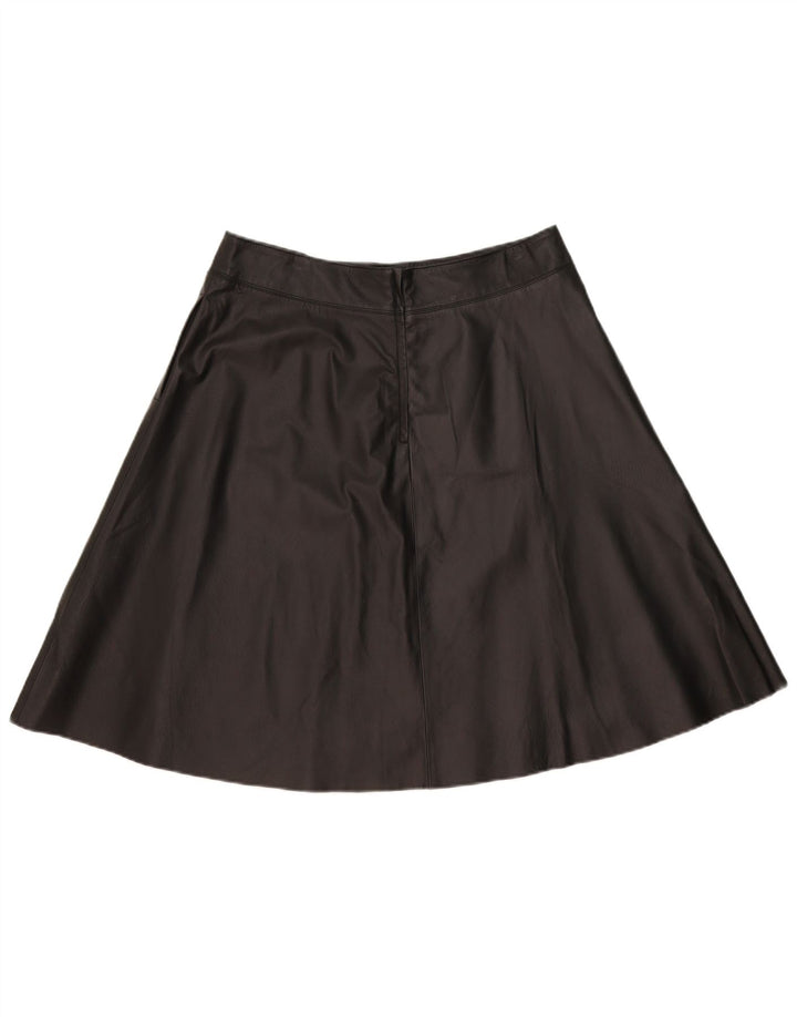 Definizioni Gonna in pelle da donna UK 14 Grande W34 Nera