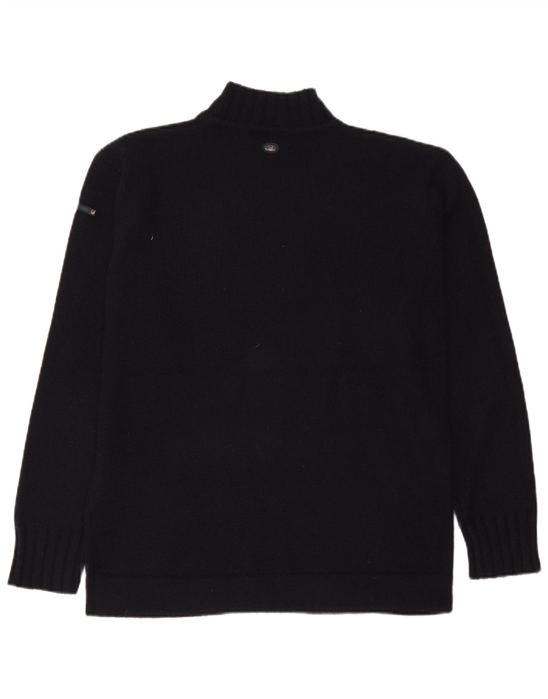 Maglione da uomo con collo alto e grafica Duck And Cover in acrilico nero medio