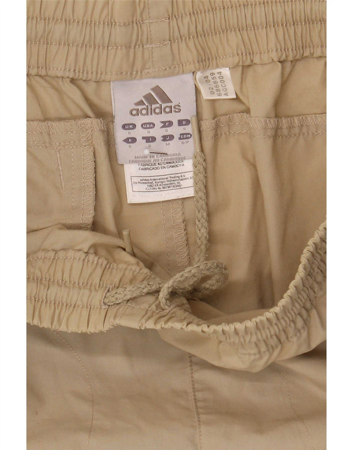 Pantaloni da tuta Adidas Cargo Capri da uomo piccoli in poliestere beige
