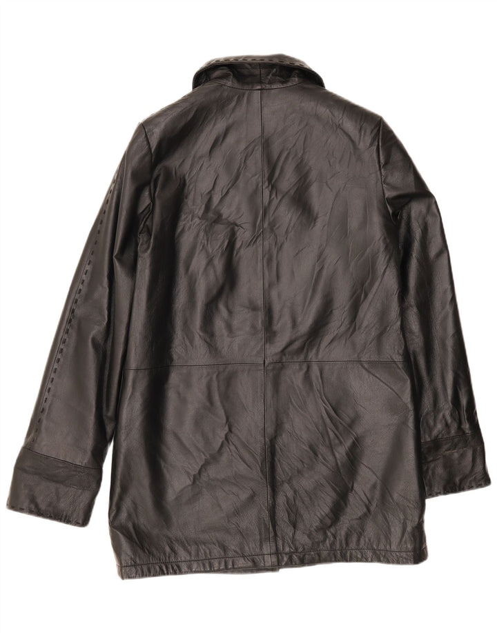Cappotto in Pelle da Donna Private IT 44 Medio Nero