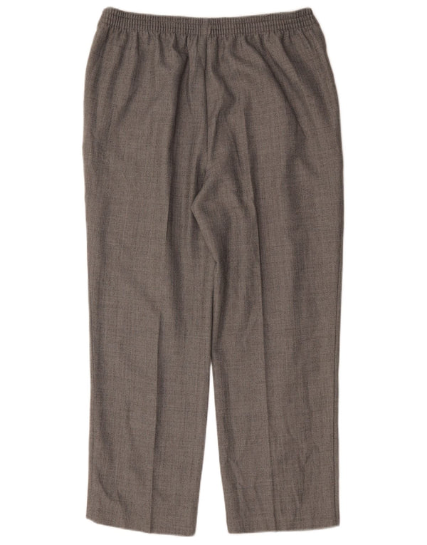Pantaloni chino dritti da donna Marks & Spencer UK 16 Large W32 L26 Grigio