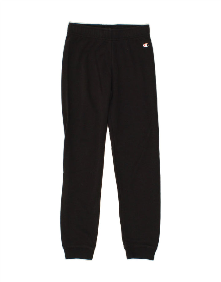 CHAMPION Boys Tracksuit Trousers Joggers 7-8 Years Black Vintage Champion and Second-Hand Champion from Messina Hembry 