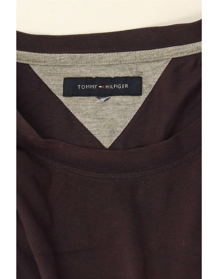 Maglietta da uomo Tommy Hilfiger Top media nera