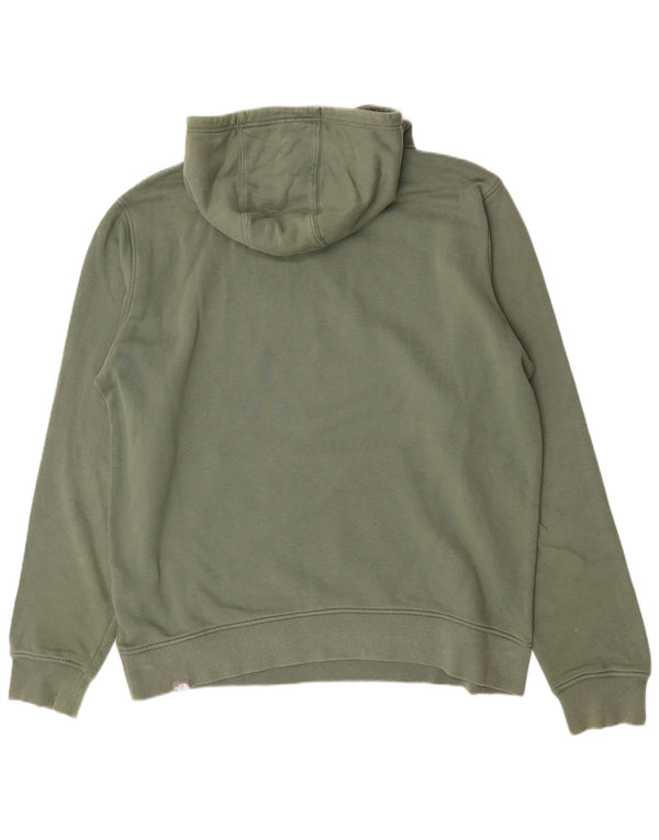 The North Face Mens Graphic Hoodie Jumper XL Khaki Cotton
