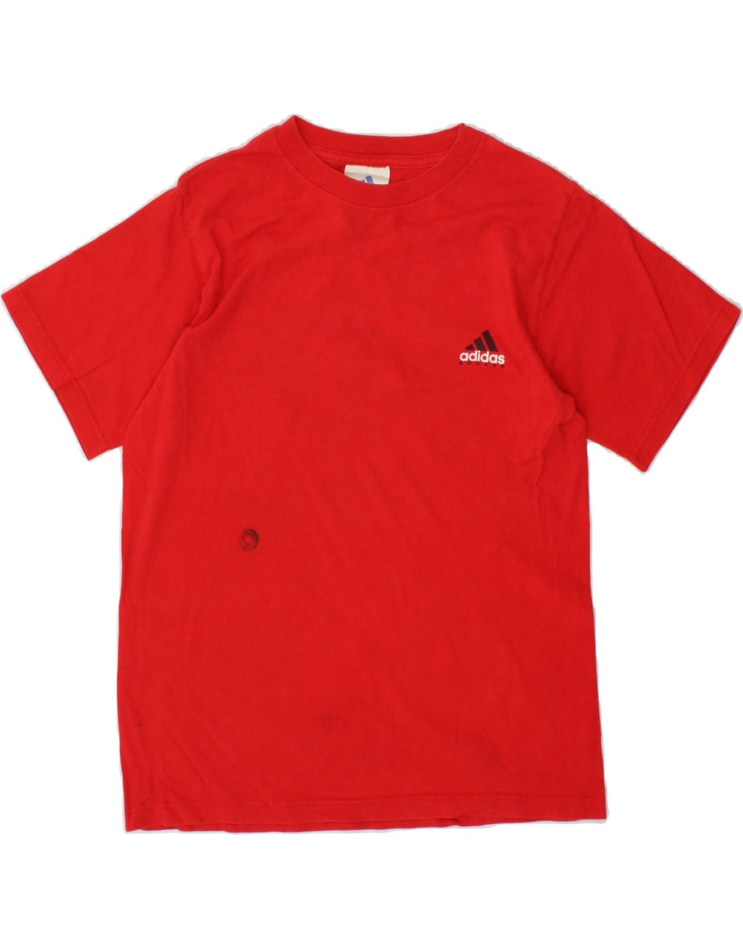 ADIDAS Boys Graphic T-Shirt Top 12-13 Years Medium Red Cotton Vintage Adidas and Second-Hand Adidas from Messina Hembry 