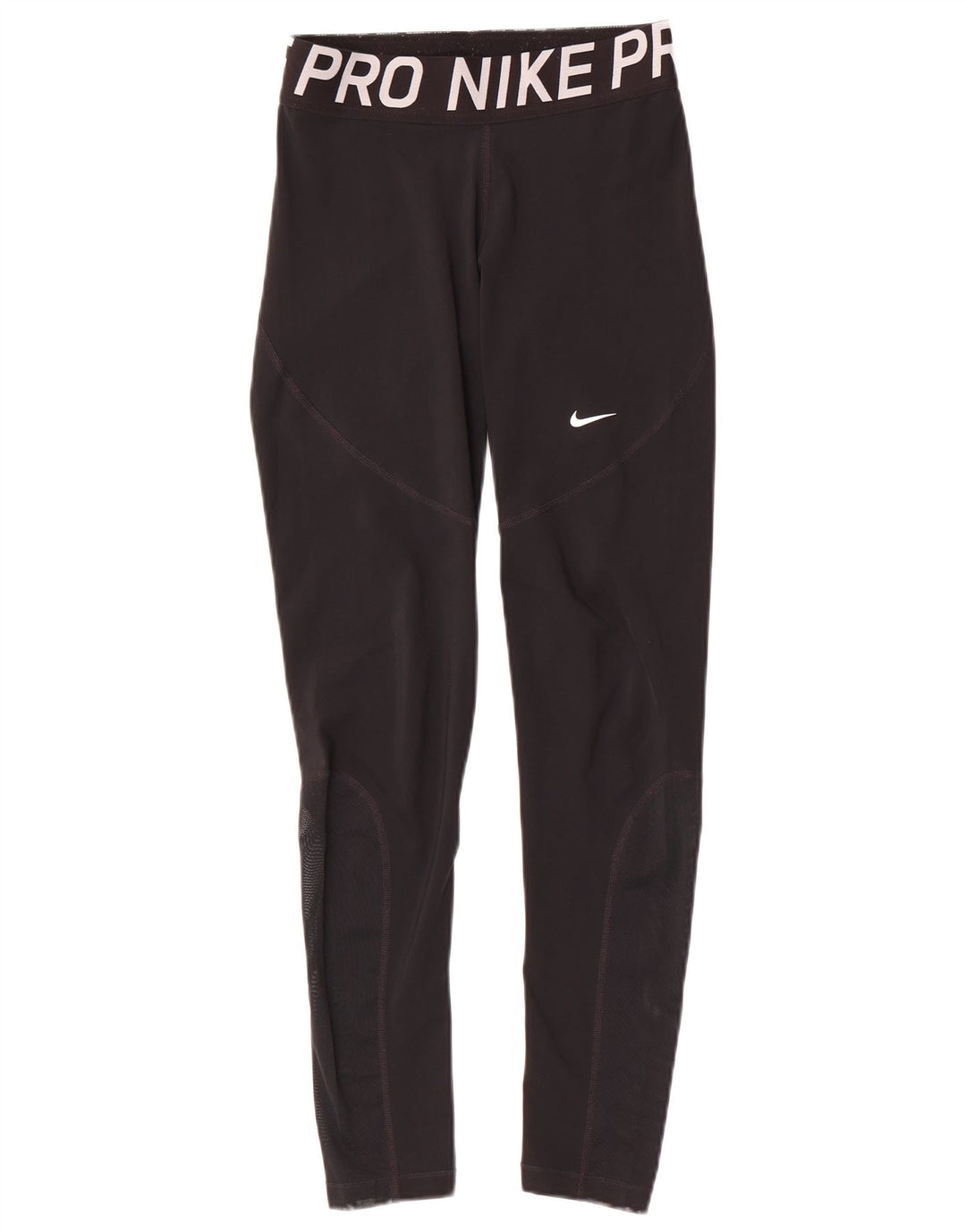 Leggings grafici Nike Dri Fit da donna UK 14 medio nero