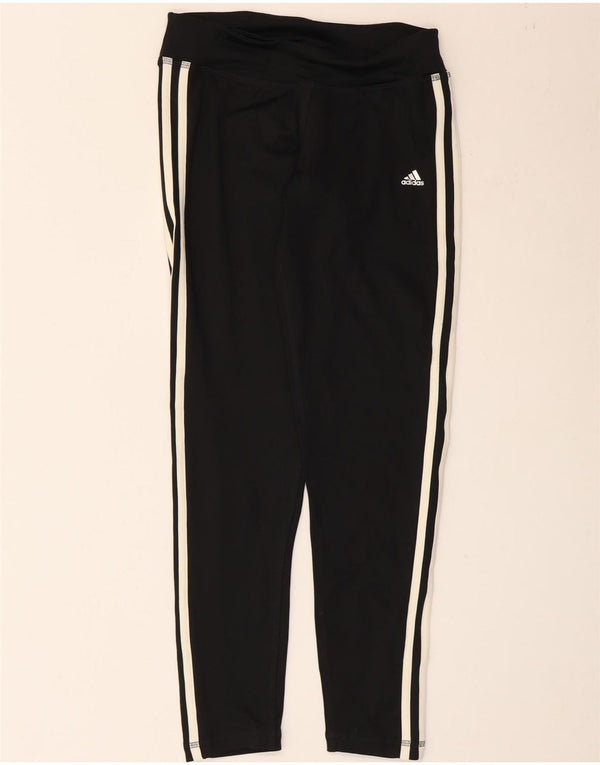 Leggings Adidas Climalite da donna UK 8/10 Piccolo poliestere nero